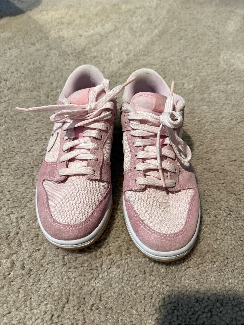 Teddy Bear Pink Nike Women’s Dunks